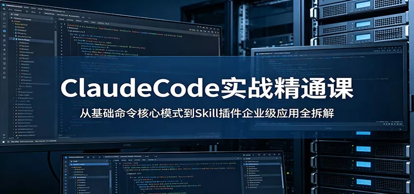 ClaudeCode实战精通课:从基础命令核心模式到Skill插件企业级应用全拆解-知云阁资源站