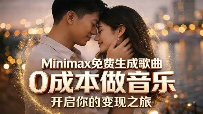 （18401期）Minimax免费生成歌曲实测！0成本做音乐，说唱流行Lofi一键生成-知云阁资源站