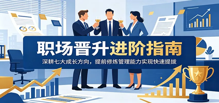 职场晋升进阶指南:深耕七大成长方向,提前修炼管理能力实现快速提拔-知云阁资源站