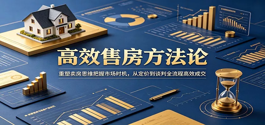 高效售房方法论:重塑卖房思维把握市场时机,从定价到谈判全流程高效成交-知云阁资源站