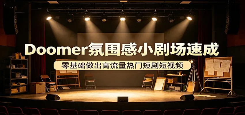 Doomer氛围感小剧场速成,零基础做出高流量热门短剧短视频 Doomer氛围感小剧场速成,零基础做出高流量热门短剧短视频