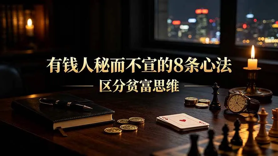 (19413期)付费文章:有钱人秘而不宣的8条心法|区分贫富思维-知云阁资源站