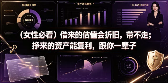 付费文章：(女性必看)借来的估值会折旧，带不走；挣来的资产能复利，跟你一辈子-知云阁资源站