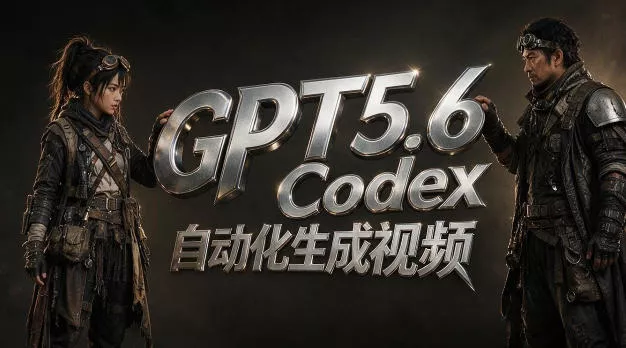 GPT5.6+Codex自动化视频生成:提示词设计×角色设定×封面海报×工作流思路,高效产出AI视频-知云阁资源站