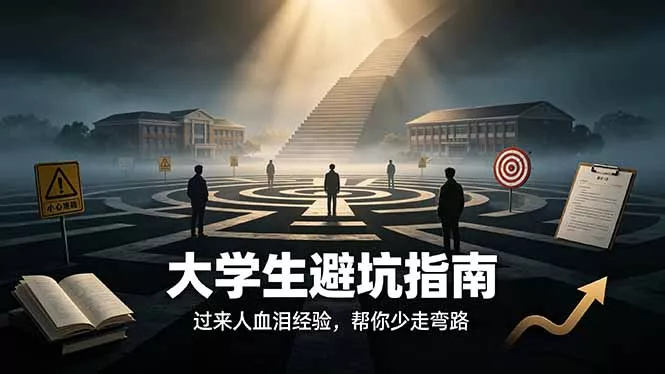 付费文章:大学生避坑指南 ,过来人血泪经验,帮你少走弯路-知云阁资源站