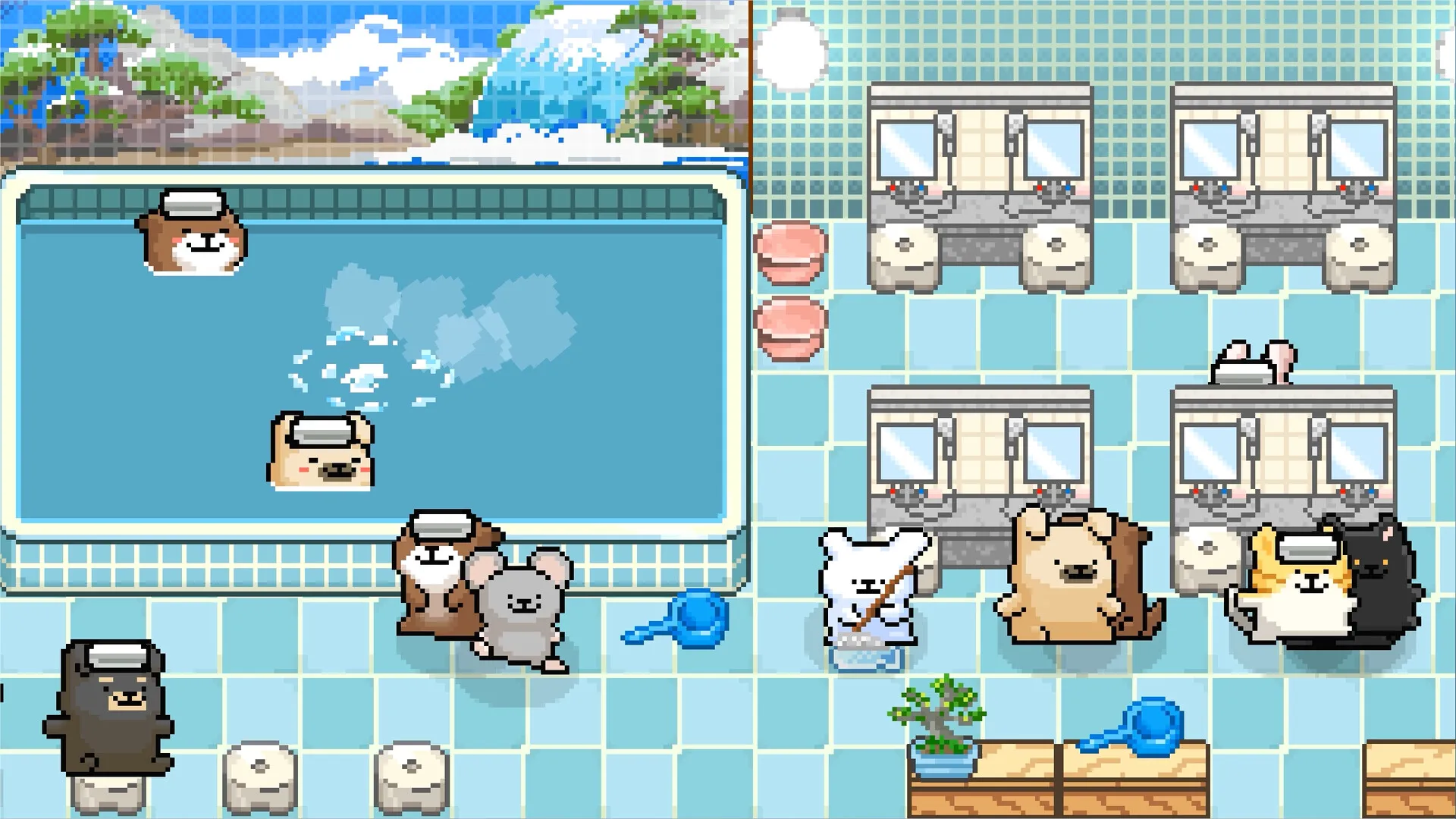 线条小狗:动物温泉/Maltese's Fluffy Onsen 线条小狗:动物温泉/Maltese's Fluffy Onsen